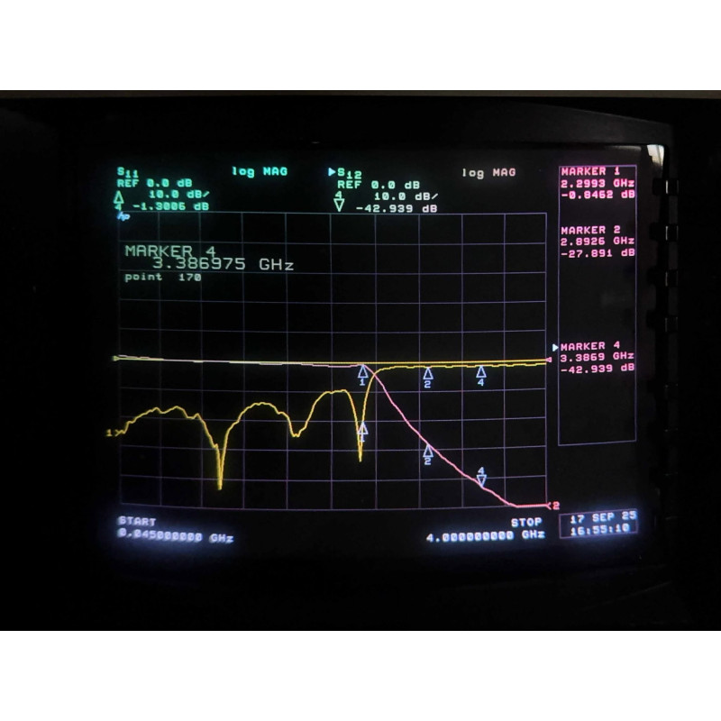 Siemens Lowpass Filter LPF 2300Mhz 2.3Ghz SMA S30861-0411-X-02