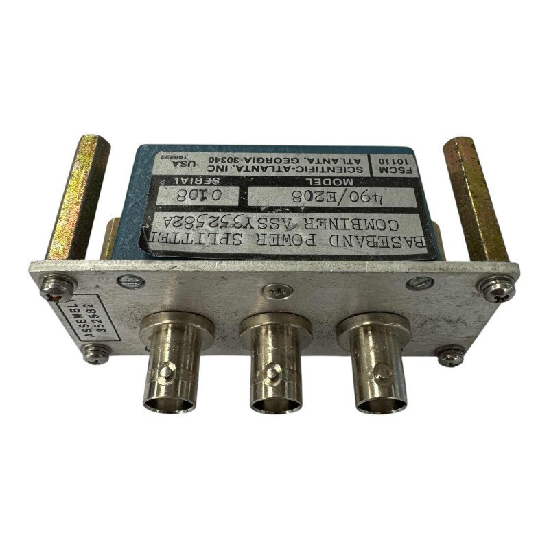 490/E208 RF Power Splitter Combiner 2 Way BNC 0.002-60Mhz 352582A