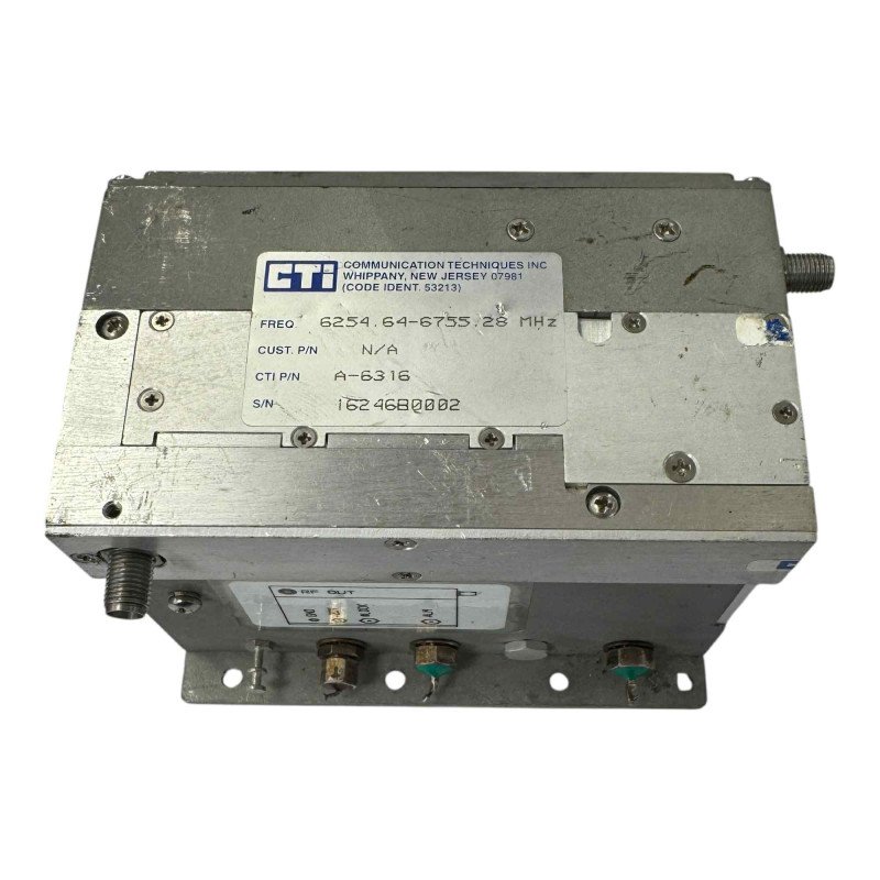 A-6316 CTI Voltage Controlled Oscillator VCO Microwave 6254.64-6755.28Mhz SMA