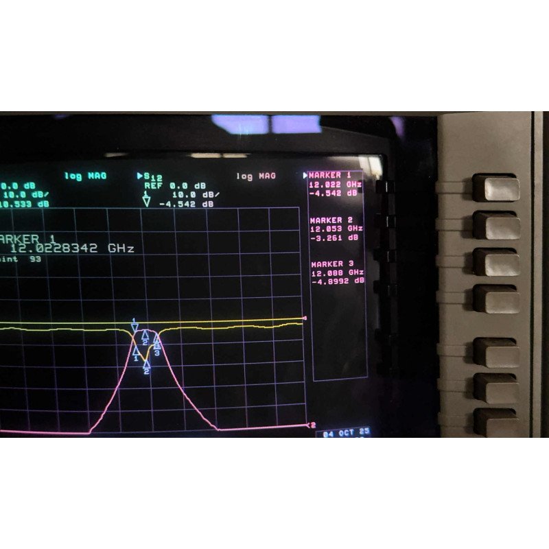 Waveguide Filter 7 Screws Tunable WR90 WR-90 Pretuned 12022-12088Mhz