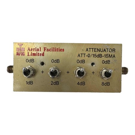ATT-0/15db-1SMA Aerial Facilities Variable Attenuator Toggle 0-15db SMA