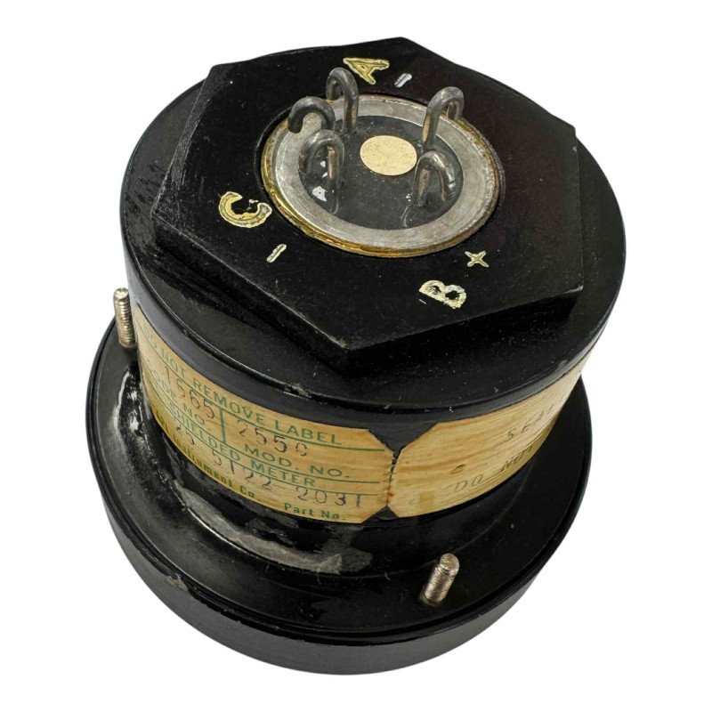 Panel Meter Ampere Ammeter 0-250uA USA Made 70x33mm DxL