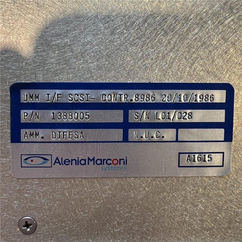 1388005 Alenia UMM I/F SCSI Controller Assembly