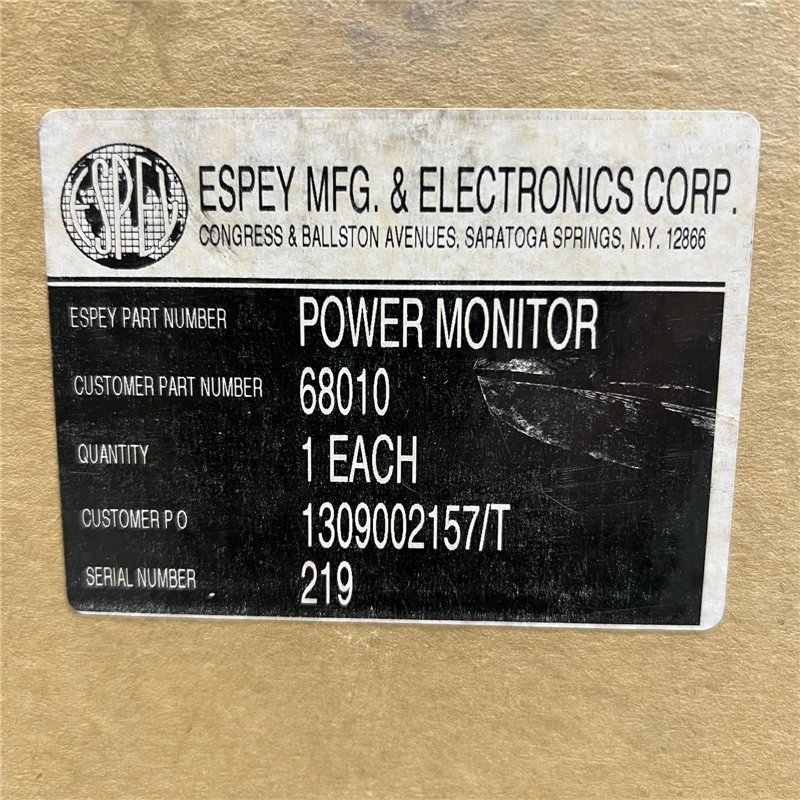 68010 Espey Radio Frequency Monitor 5895-01-460-1226 5895014601226