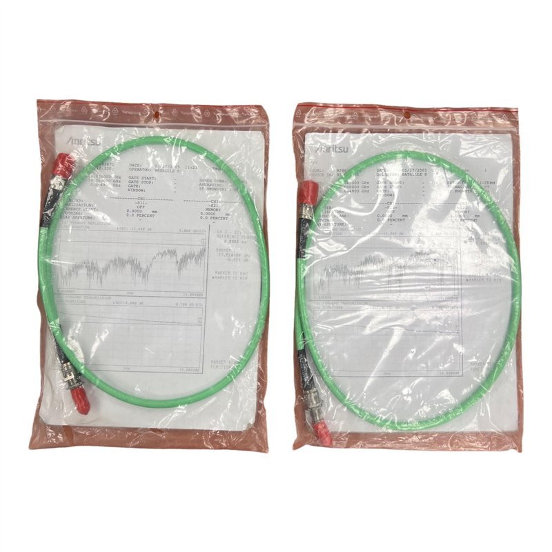 Microwave Coaxial Cable Assembly TNC (m) - TNC (f) DC-18Ghz Radiall R286103475 L:1Meter PAIR