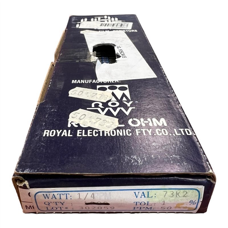 MF25 Precision Metal Film Resistor 73.2 kOhm 73K2 1/4W 1% QTY:400