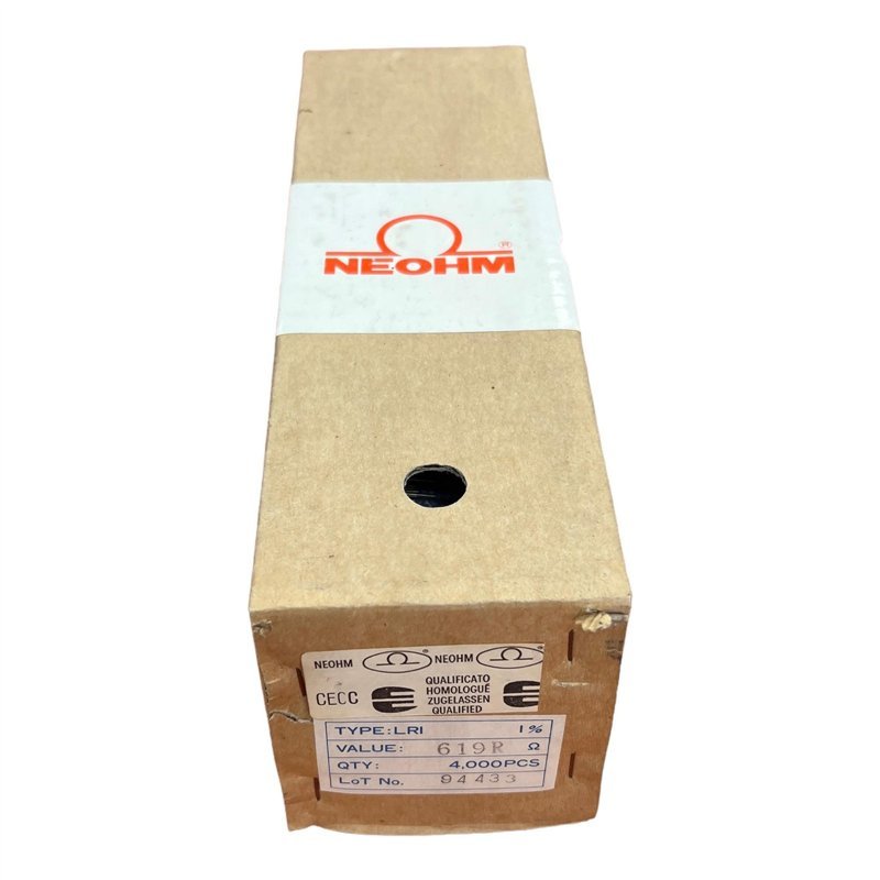 LR1 Metal Film Resistor 619 ohm 619R 1/4W 1% CECC QTY:4000