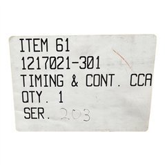 1217021-301 Timing Controller CCA Control Card Assembly 5998-01-450-8994