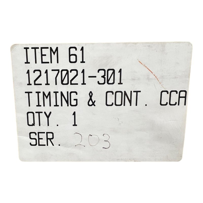 1217021-301 Timing Controller CCA Control Card Assembly 5998-01-450-8994