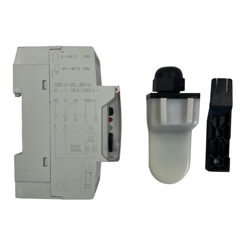 ABB TW2/10K Twilight Switch Adjustable 2-10.000LUX IP20 And External IP65 Sensor