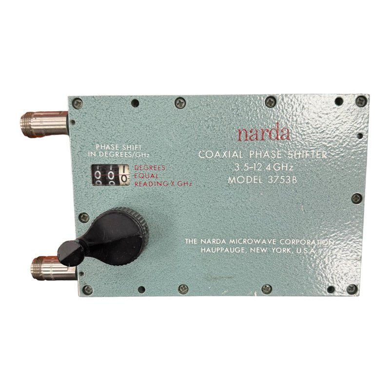 3753B Narda Coaxial Phase Shifter 3.5-12.4Ghz N type