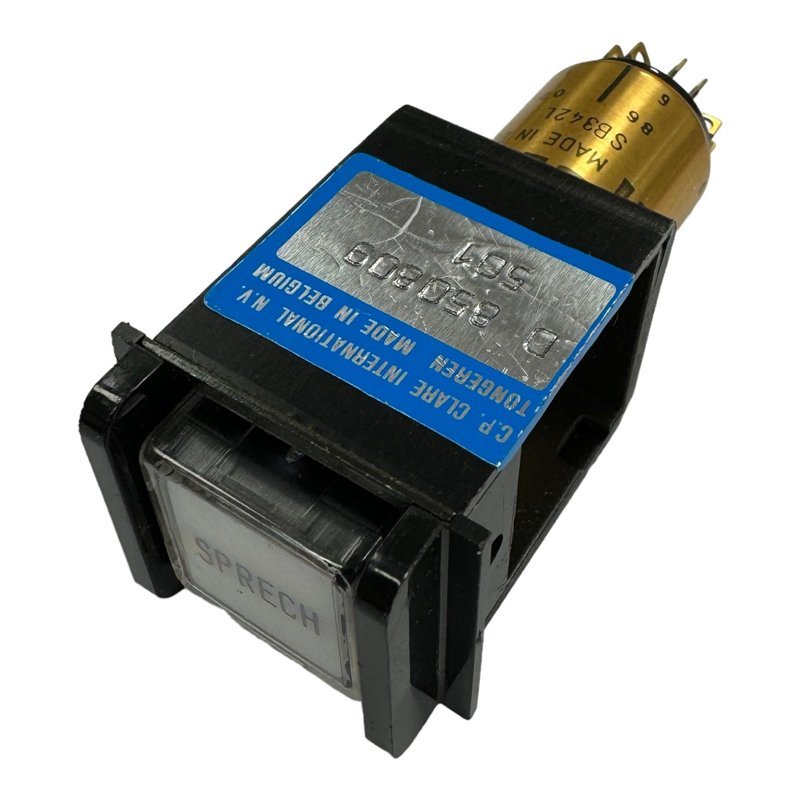 CP Clare SB342L 850809501 Pushbutton Switch Avionics " SPRECH "