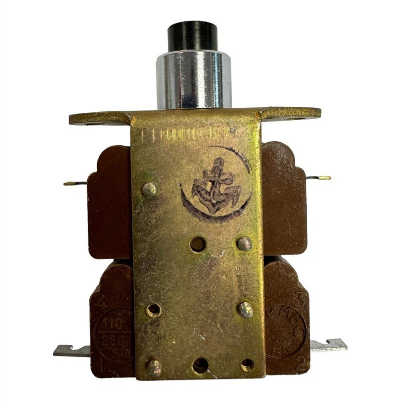 CERMEC Dual SPST Microswitch Pushbutton Mil Spec 5A 220V