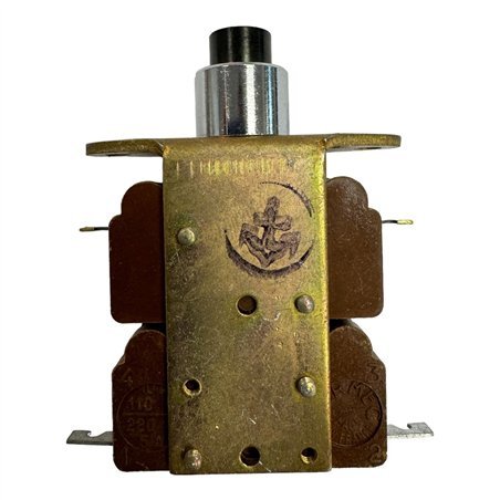 CERMEC Dual SPST Microswitch Pushbutton Mil Spec 5A 220V