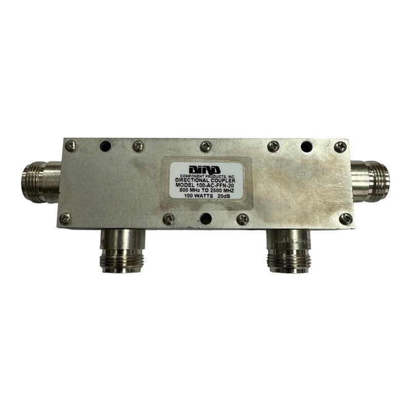 100-AC-FFN-20 Bird Directional Coupler 800-2500Mhz 100W 20db N type