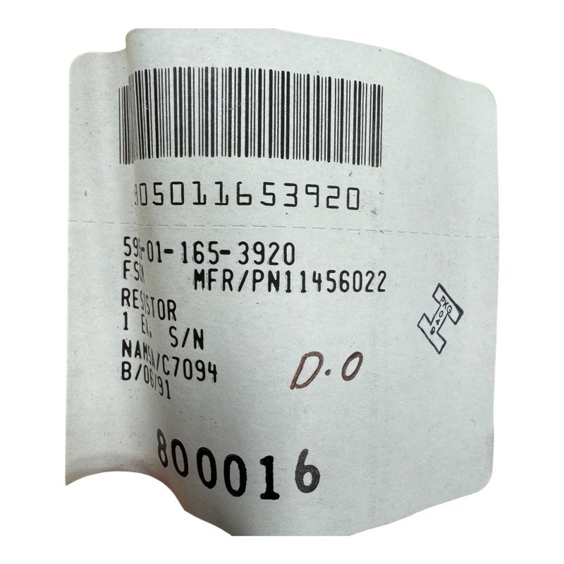 11456022 5905-01-165-3920 Resistor Assembly