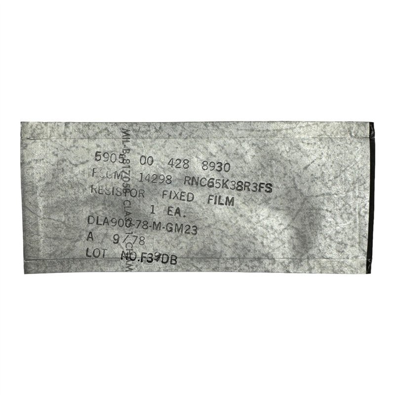 RNC65K38R3FS Metal Film Resistor RNC65K 38.3 Ohm 38R3 1/4W 1% 5905-00-428-8930