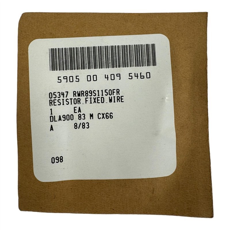 RWR89S1150FR Metal Film Resistor RWR89 115 Ohm 115R 3W 1% 5905-00-409-5460