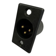BF11KT0677T SKD Receptable Gold Pin XLR 3 Pos 5935-12-326-6022
