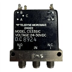 CS33S1C Teledyne Coaxial Switch SP2T 24-30VDC SMA