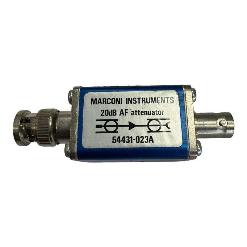 54431-023A Marconi AF Fixed Attenuator 20db BNC