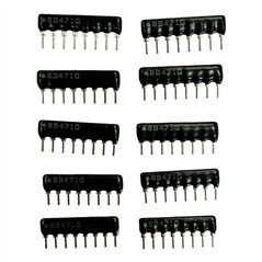 MD-4-470 8B471G NEOHM Network Resistor 470R 470Ohm 2% QTY:10