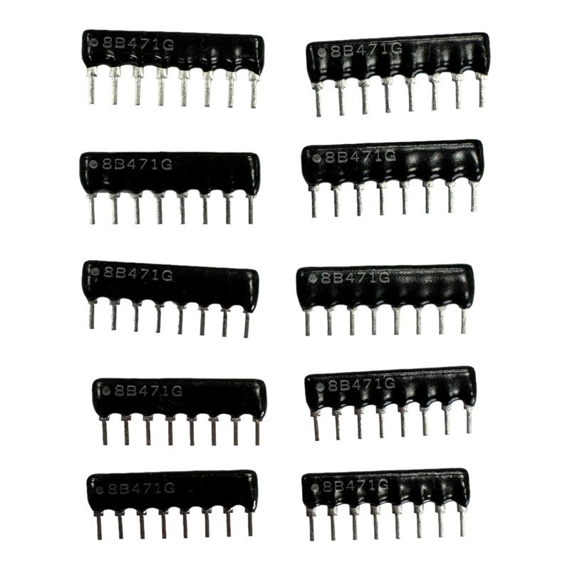 MD-4-470 8B471G NEOHM Network Resistor 470R 470Ohm 2% QTY:10