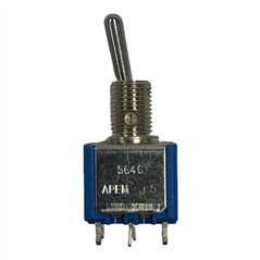 5646A Apem Toggle Switch DPDT ON-ON 5930-14-317-3532