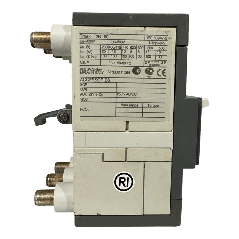 T2B160 ABB Sace Tmax Circuit Breaker