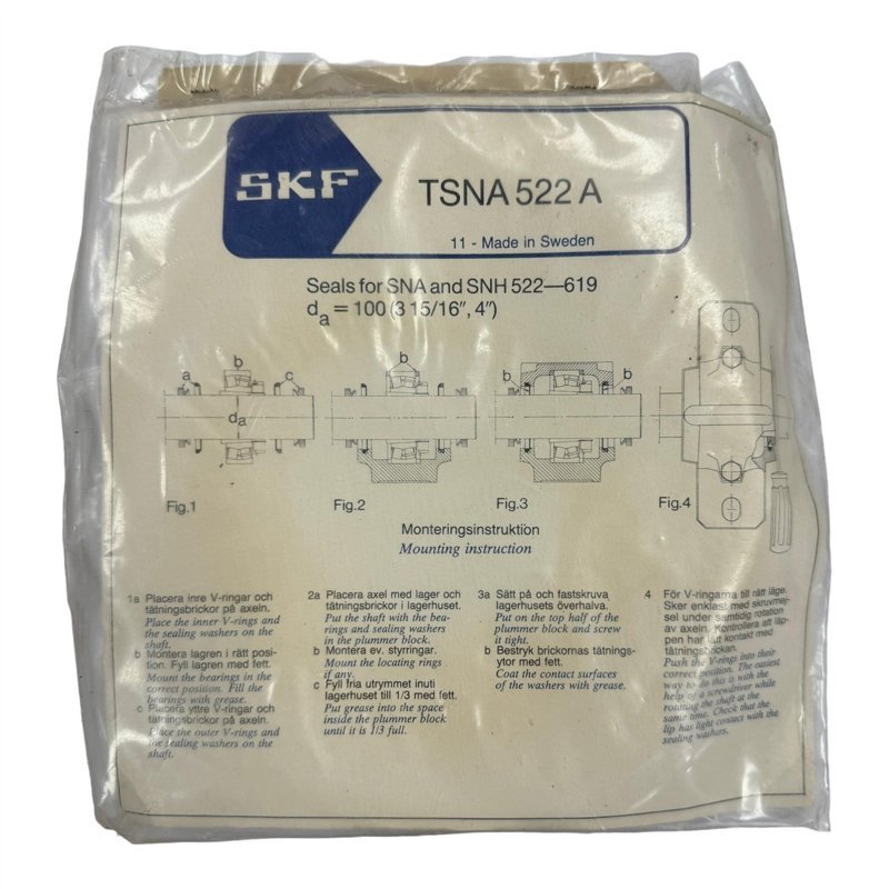 TSNA522A SKF Seals for SNA and SNH 522-619