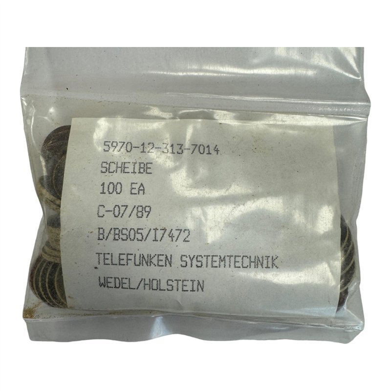 5970-12-313-7014 Telefunken Washer Insulator  QTY:100