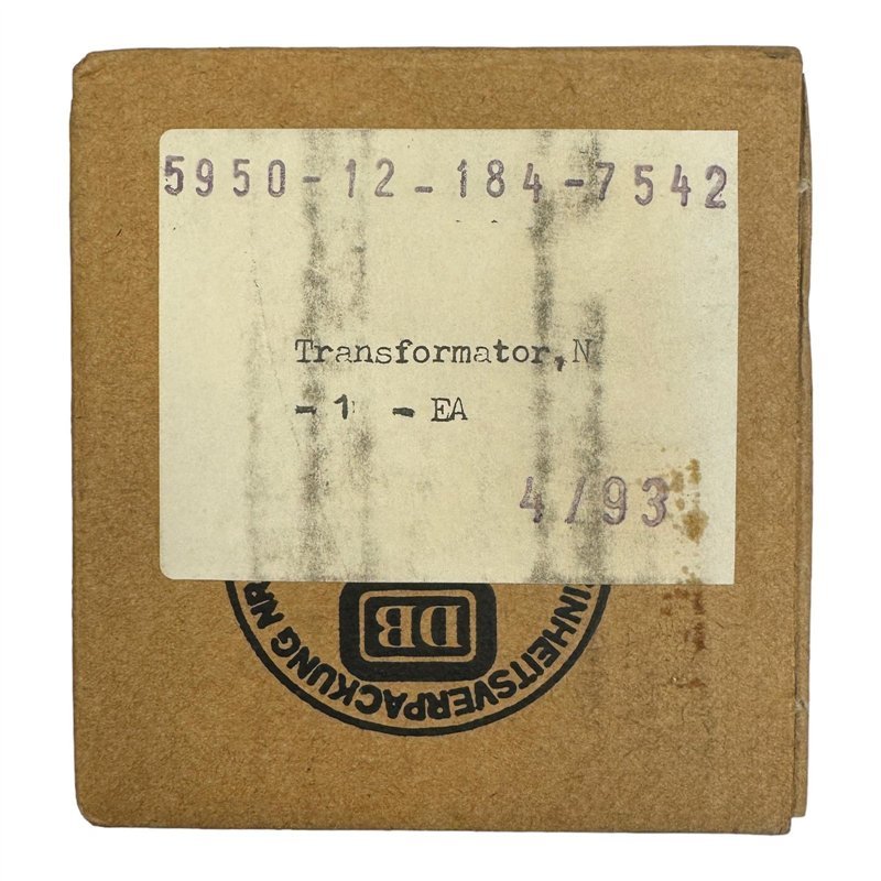 5800583-216000.106 Siemens Transformer 5950-12-184-7542