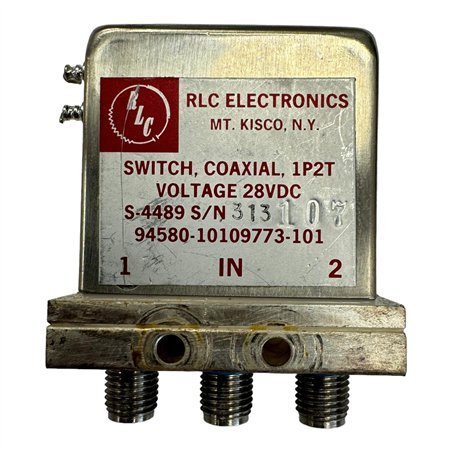 S-4489 RLC Coaxial Switch - Relay SPDT 28Vdc DC-26.5Ghz