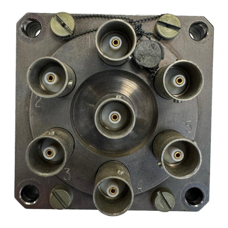 R581406000 Radiall Coaxial Switch - Relay SP6T BNC (f) Manual DC-3Ghz