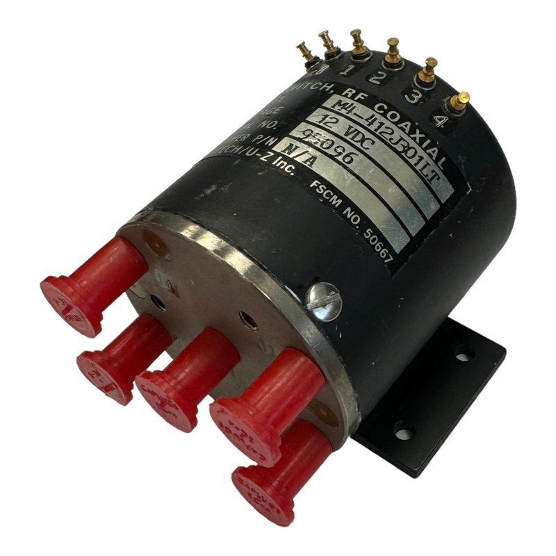 M4-412J301LT Dynatech Dual Coaxial Switch - Relay SP4T 12Vdc SMA