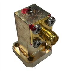 Microwave Waveguide To Coaxial Adapter  WR28 WR-28 - SMA (f)