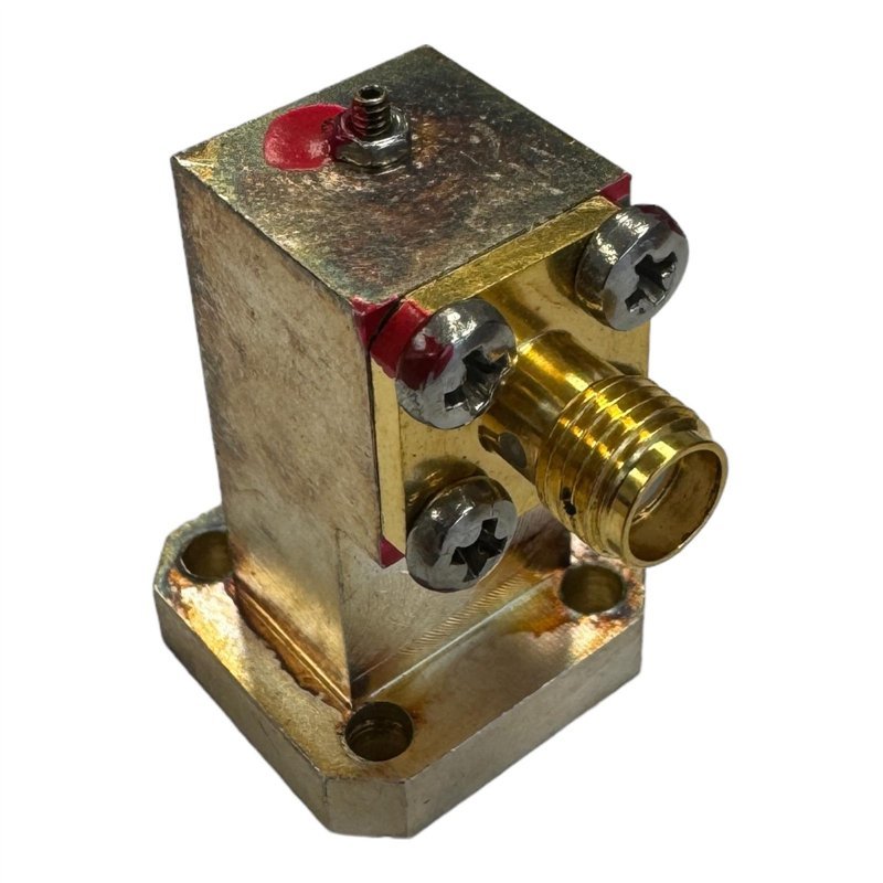 Microwave Waveguide To Coaxial Adapter  WR28 WR-28 - SMA (f)