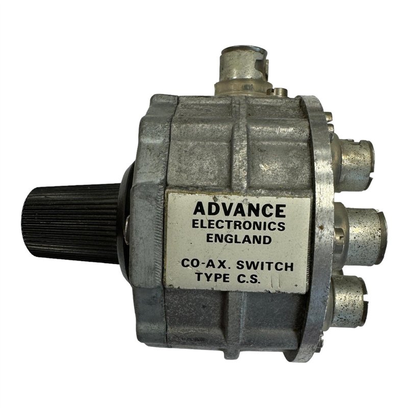 CS11 Advance Electronics Coaxial Switch Manual SP6T PAL TV Connector