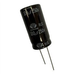 Daewoo Electrolytic Capacitor Radial 100uf 200V 105C 36x18mm