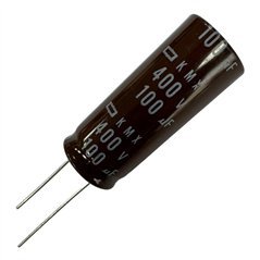 Nippon Chemi-Con Electrolytic Capacitor Radial KMX 100uf 400V 105c 40x16mm