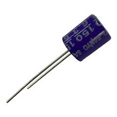 Sanyo SH Electrolytic Capacitor Radial 150uf 6.3V 105c 10x8mm