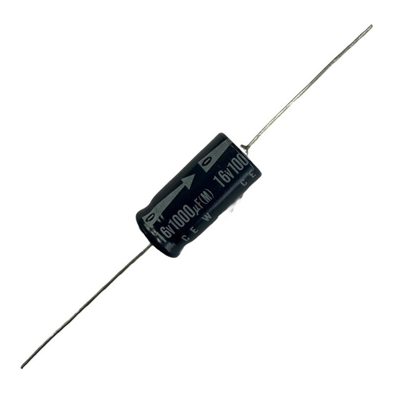 ITT Electrolytic Capacitor Axial 1000uf 16V 85c 26x16mm