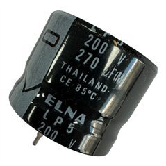 Elna LPS Electrolytic Capacitor Snap In Radial 270uf 200V 85c 25x20mm