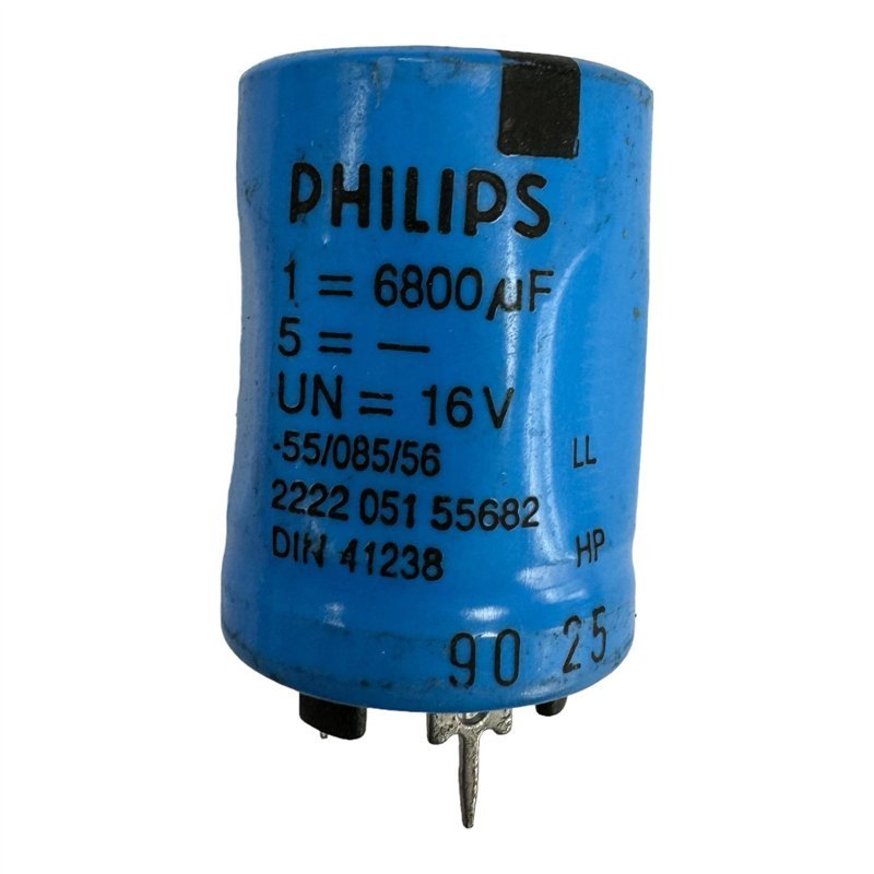 222205155682 Philips Capacitor Snap In Radial 6800uF 16V 25x35mm 85°C 12000h