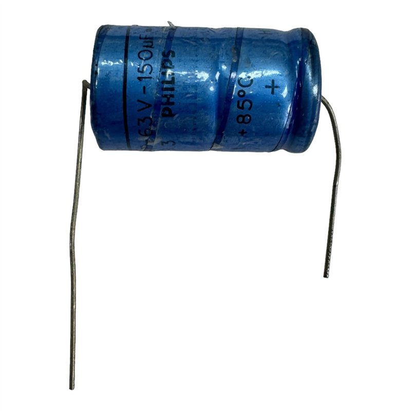 Philips Capacitor Axial 150uf 63V 85c 30x20mm