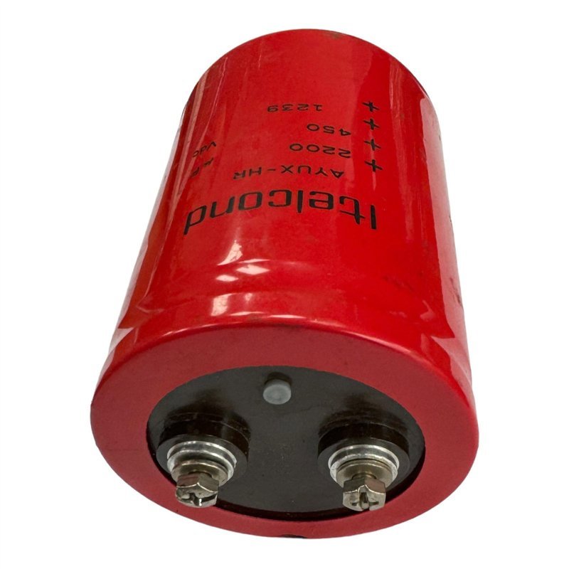 AYUX-HR Itelcond Electrolytic Capacitor Screw Mount 2200uf 450Vdc 130x75mm