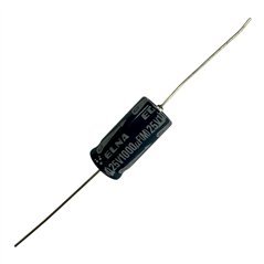 Elna Electrolytic Capacitor Axial 1000uf 25V 85c 25x12mm