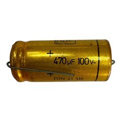 ROE Electrolytic Capacitor Axial 470uf 100V 105c 40x18mm