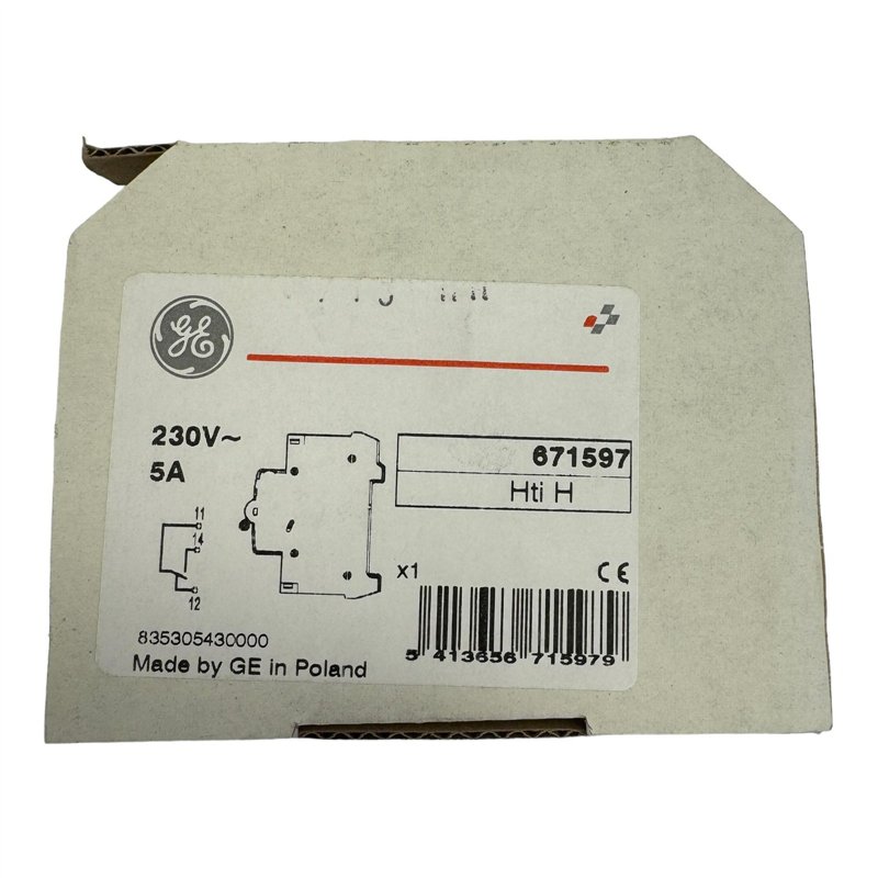 671597 General Electric Auxiliary Contact H for HTI