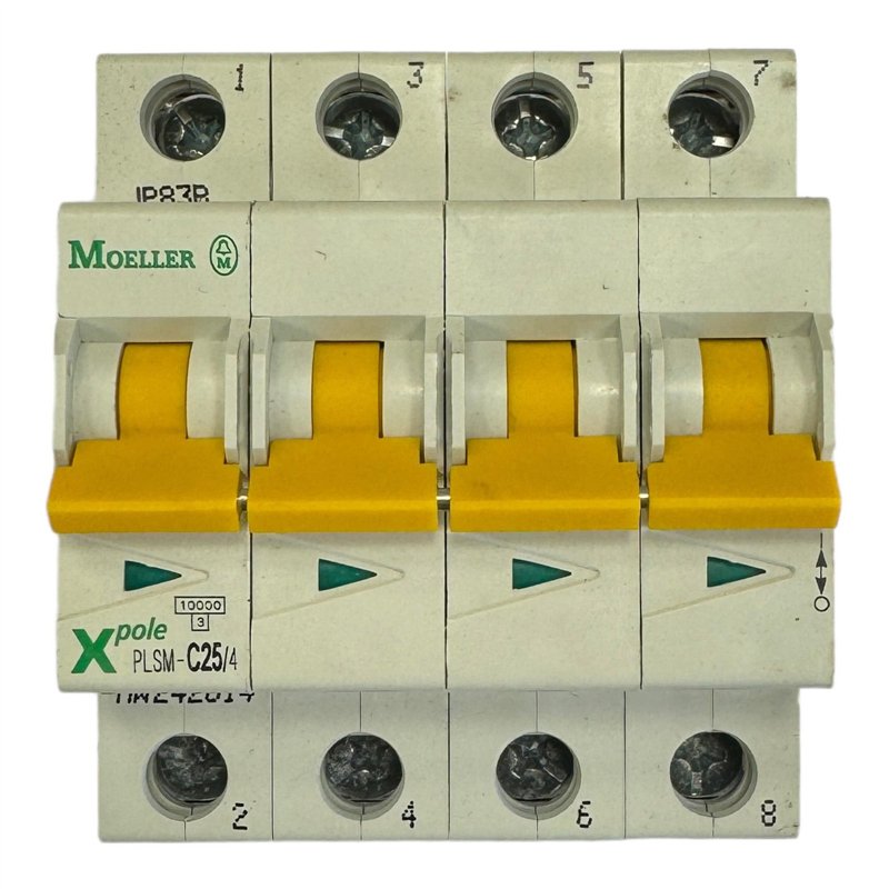 PLSM-C25/4-MW Moeller Miniature Circuit Breaker 4 Poles Type C